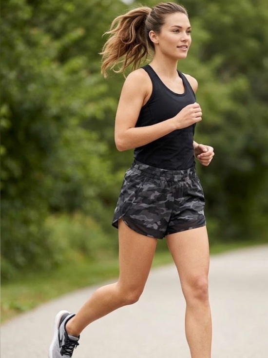 Athleta Pants - Athleta Black Camo Running Shorts | 3" | Women's Size S